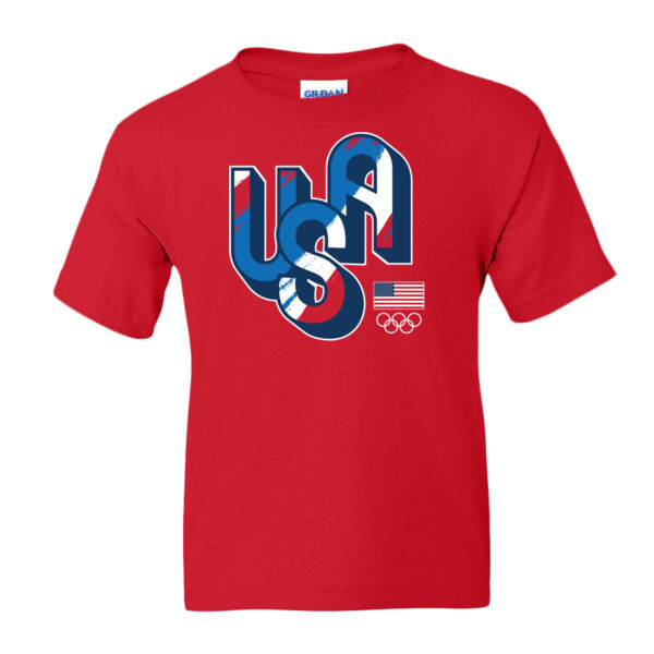 USA Tessa Janecke - DryBlend® Youth T-Shirt Thumbnail