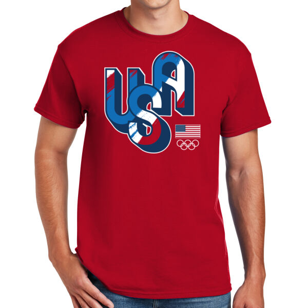 USA Tessa Janecke - DryBlend ® 50 Cotton/50 Poly T Shirt Thumbnail