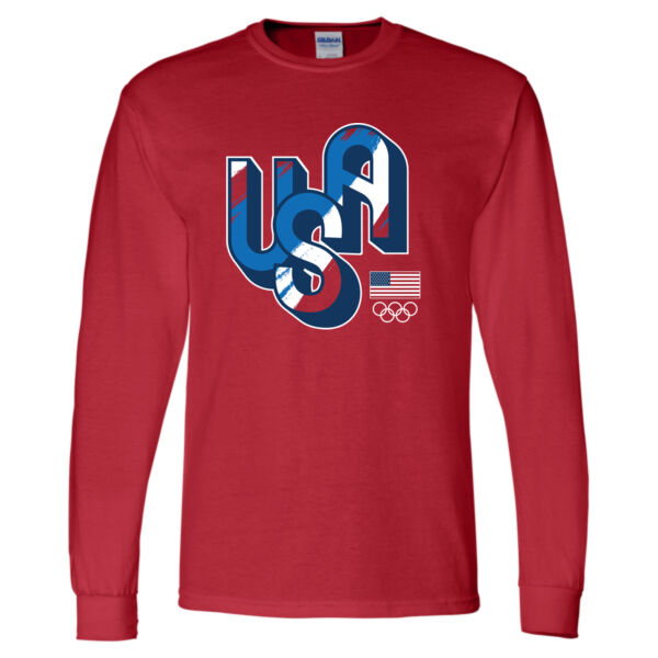 USA Tessa Janecke - DryBlend® 50/50 Long Sleeve T-Shirt Thumbnail