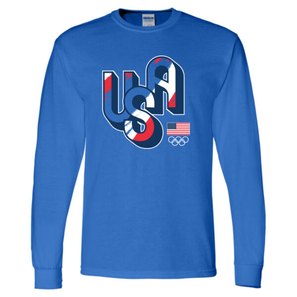 USA Tessa Janecke - DryBlend® 50/50 Long Sleeve T-Shirt Thumbnail