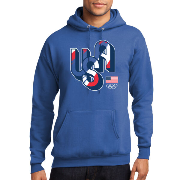 USA Tessa Janecke - Core Fleece Pullover Hooded Sweatshirt Thumbnail